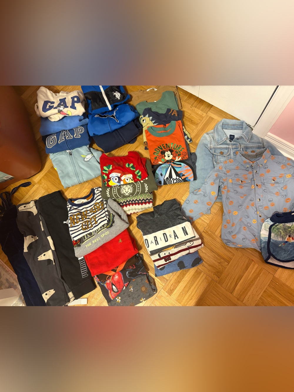 Bundles of 29x clothes brand mix Souris Mini, H&M, Zara, Gap 3 years